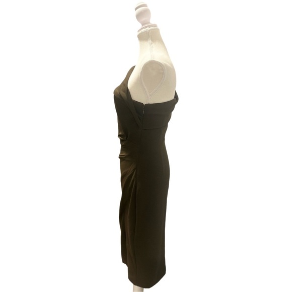 Stunning EUC Le Chateau Olive green dress - Picture 3 of 4